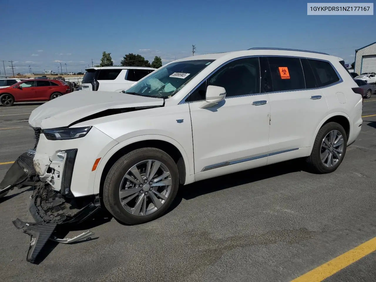 2022 Cadillac Xt6 Premium Luxury VIN: 1GYKPDRS1NZ177167 Lot: 58866965