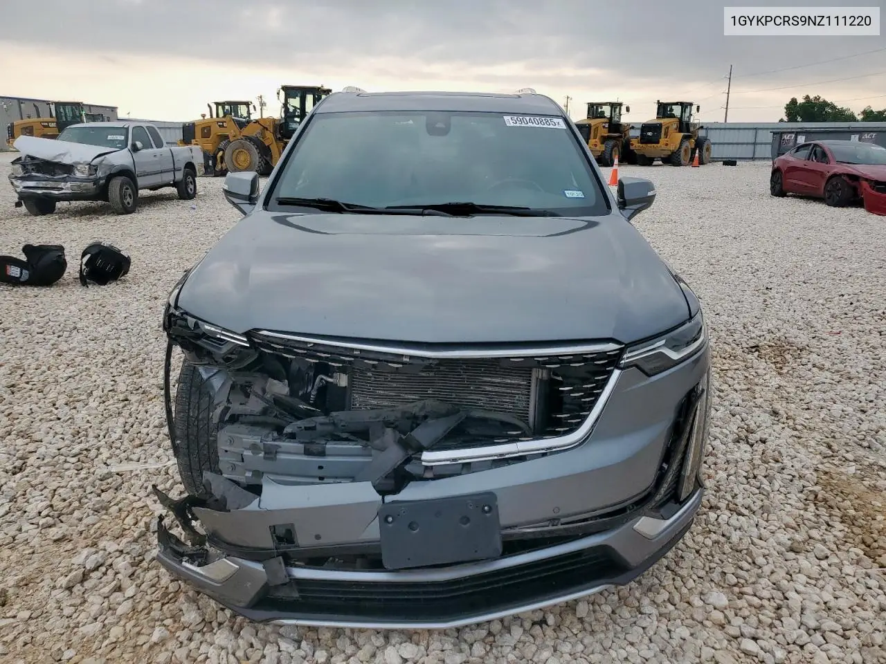 2022 Cadillac Xt6 Premium Luxury VIN: 1GYKPCRS9NZ111220 Lot: 59040885