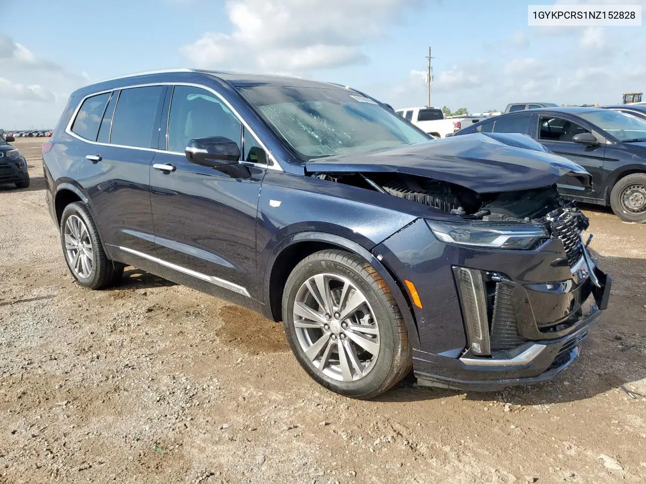 2022 Cadillac Xt6 Premium Luxury VIN: 1GYKPCRS1NZ152828 Lot: 61094295