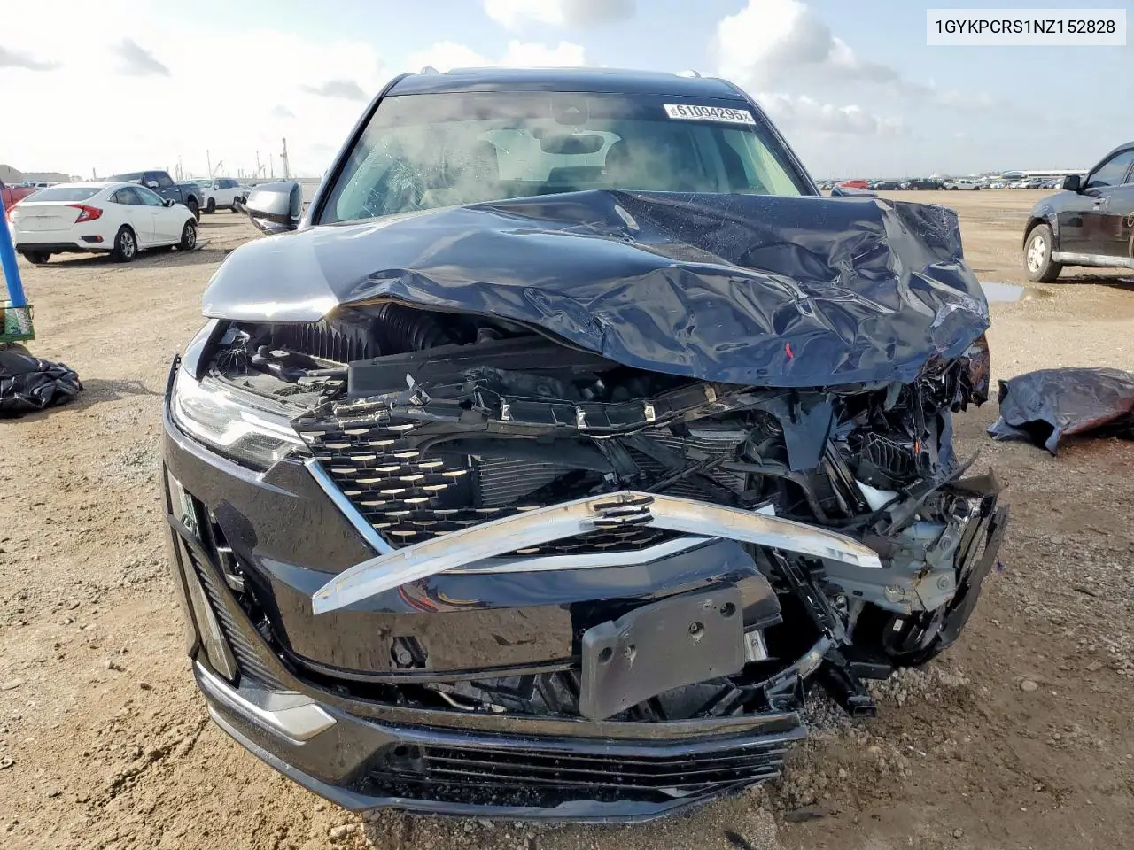 2022 Cadillac Xt6 Premium Luxury VIN: 1GYKPCRS1NZ152828 Lot: 61094295