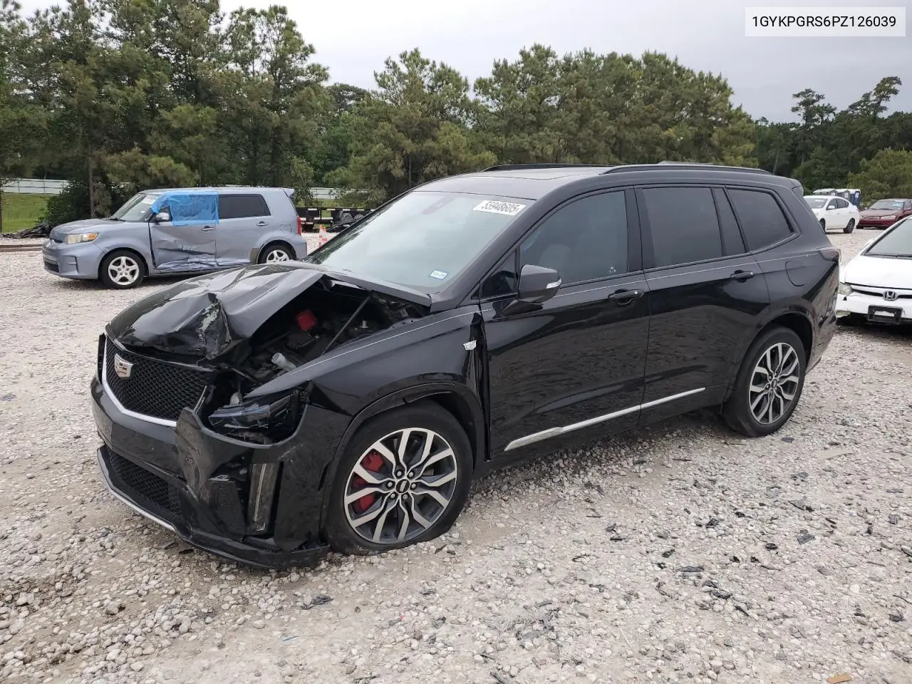 2023 Cadillac Xt6 Sport VIN: 1GYKPGRS6PZ126039 Lot: 55948605