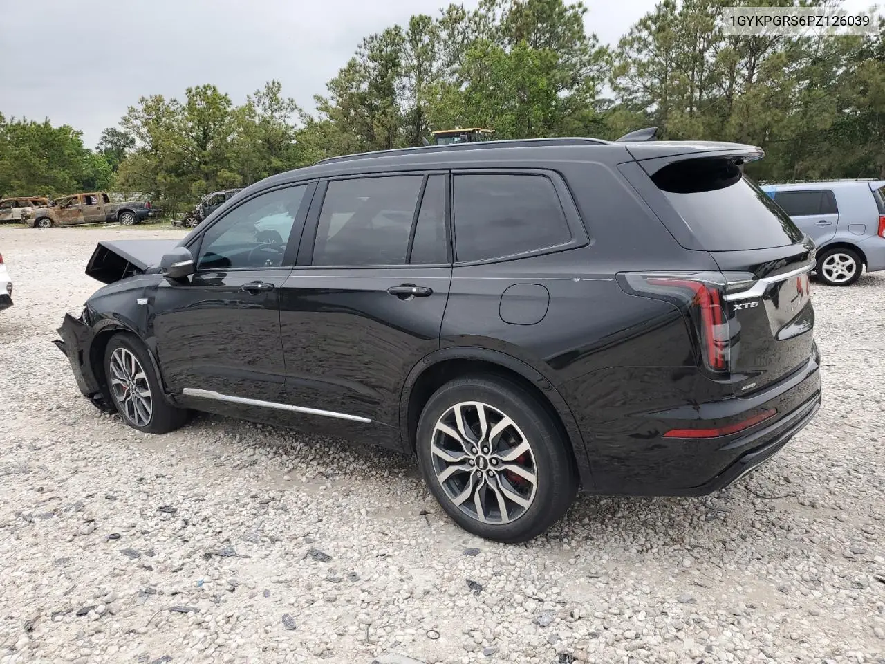 2023 Cadillac Xt6 Sport VIN: 1GYKPGRS6PZ126039 Lot: 55948605