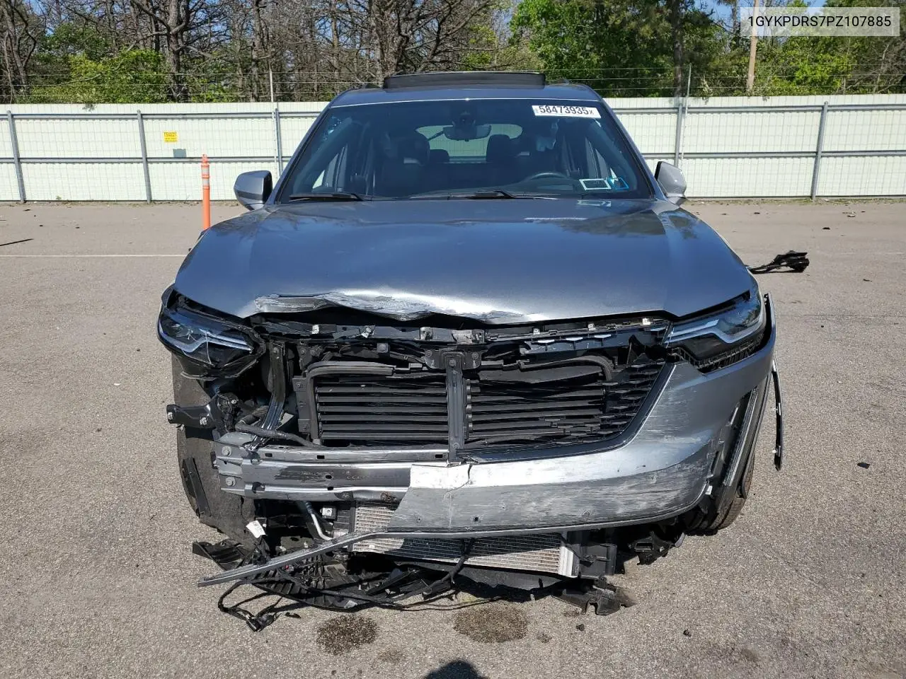 2023 Cadillac Xt6 Premium Luxury VIN: 1GYKPDRS7PZ107885 Lot: 58473935