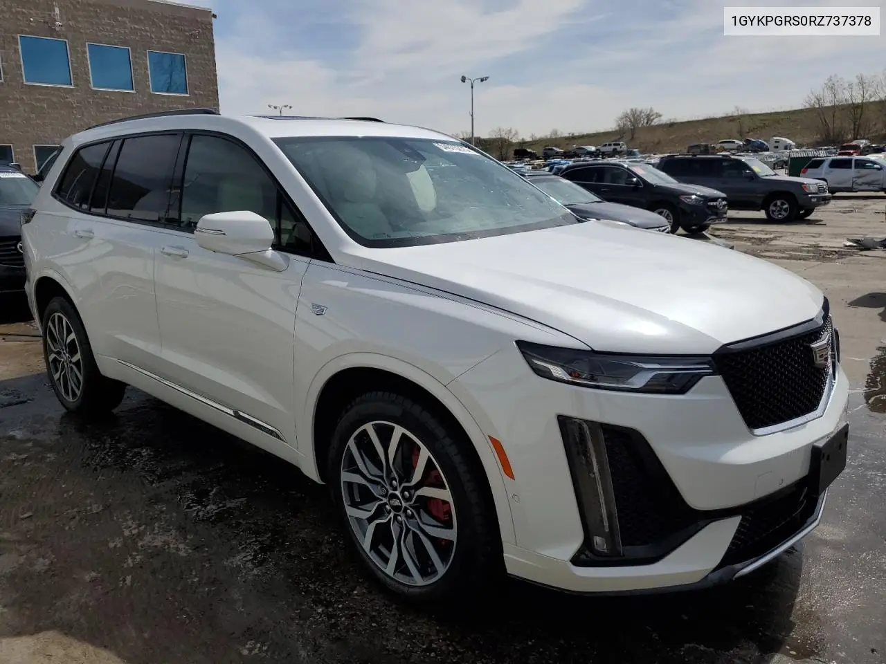 2024 Cadillac Xt6 Sport VIN: 1GYKPGRS0RZ737378 Lot: 54075275