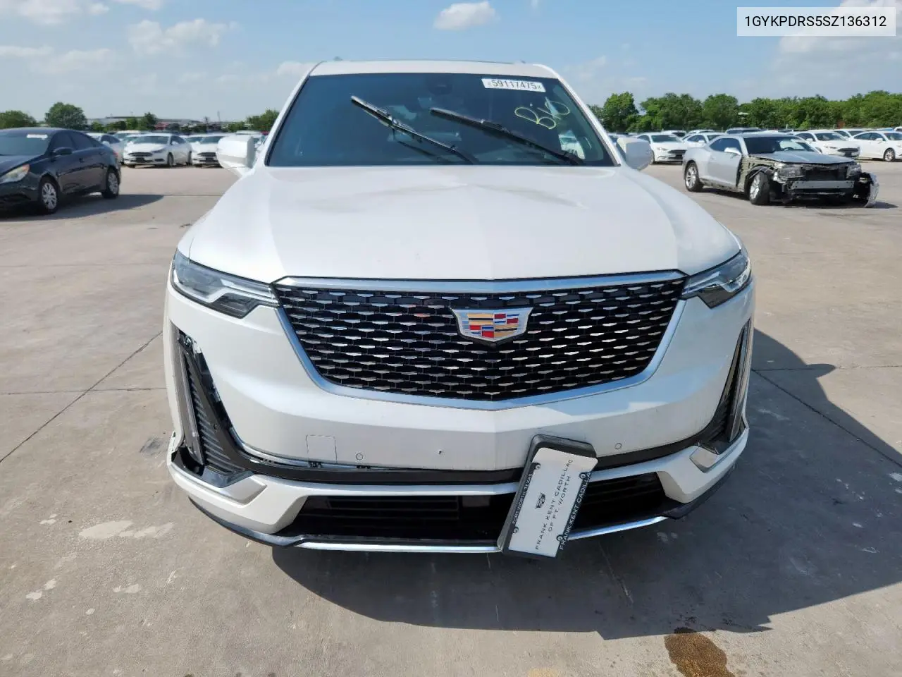 2025 Cadillac Xt6 Premium Luxury VIN: 1GYKPDRS5SZ136312 Lot: 59117475