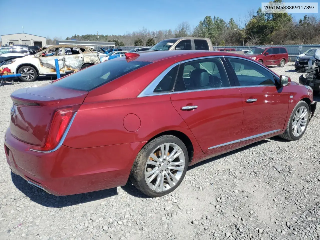 2019 Cadillac Xts Luxury VIN: 2G61M5S38K9117897 Lot: 46292625