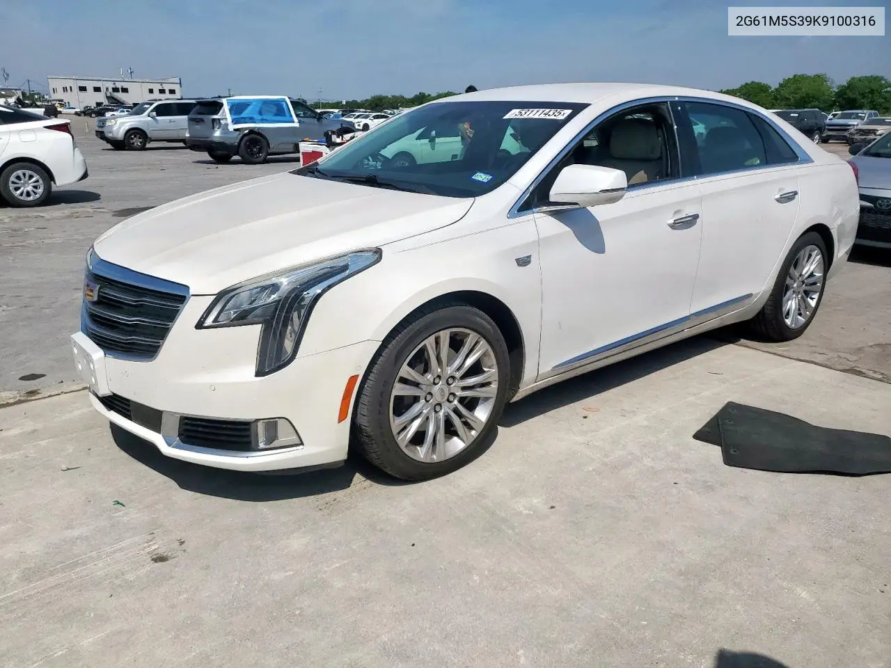 2019 Cadillac Xts Luxury VIN: 2G61M5S39K9100316 Lot: 53111435
