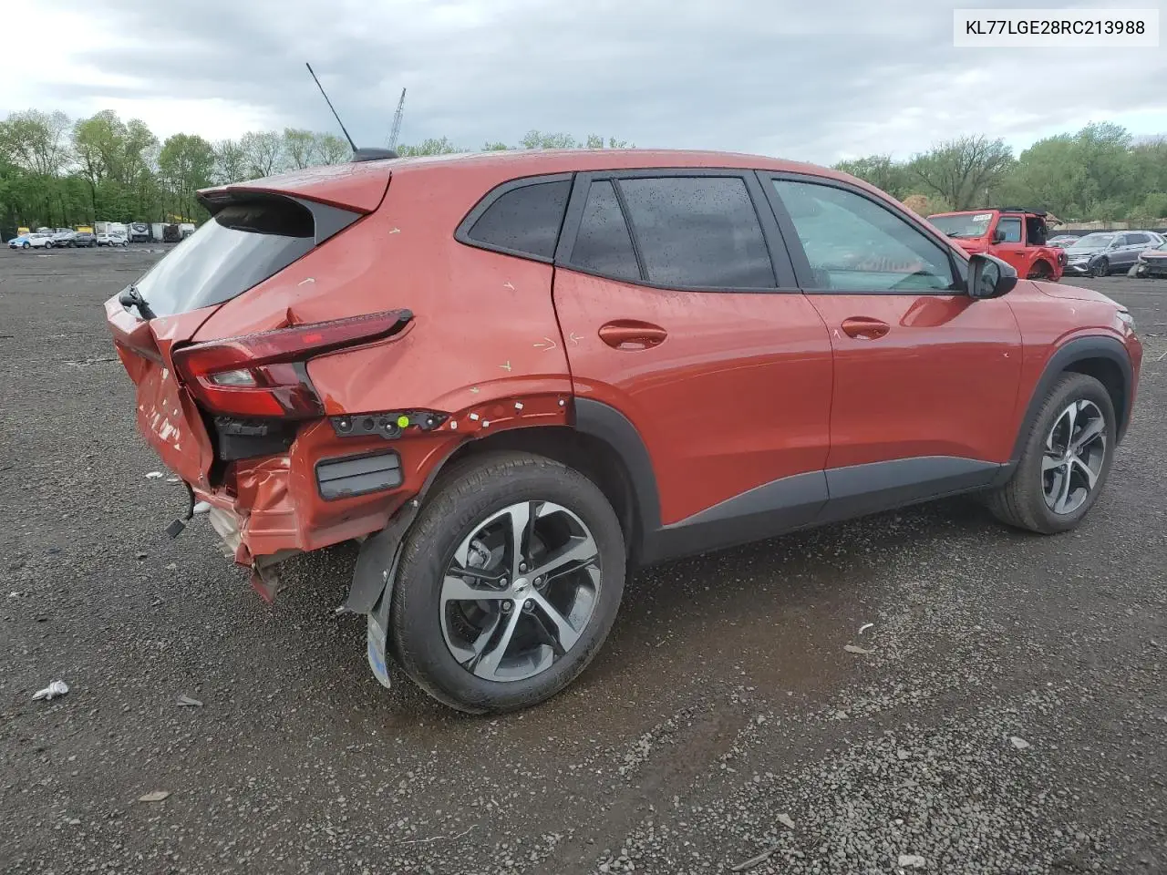 2024 Chevrolet Trax 1Rs VIN: KL77LGE28RC213988 Lot: 55913585