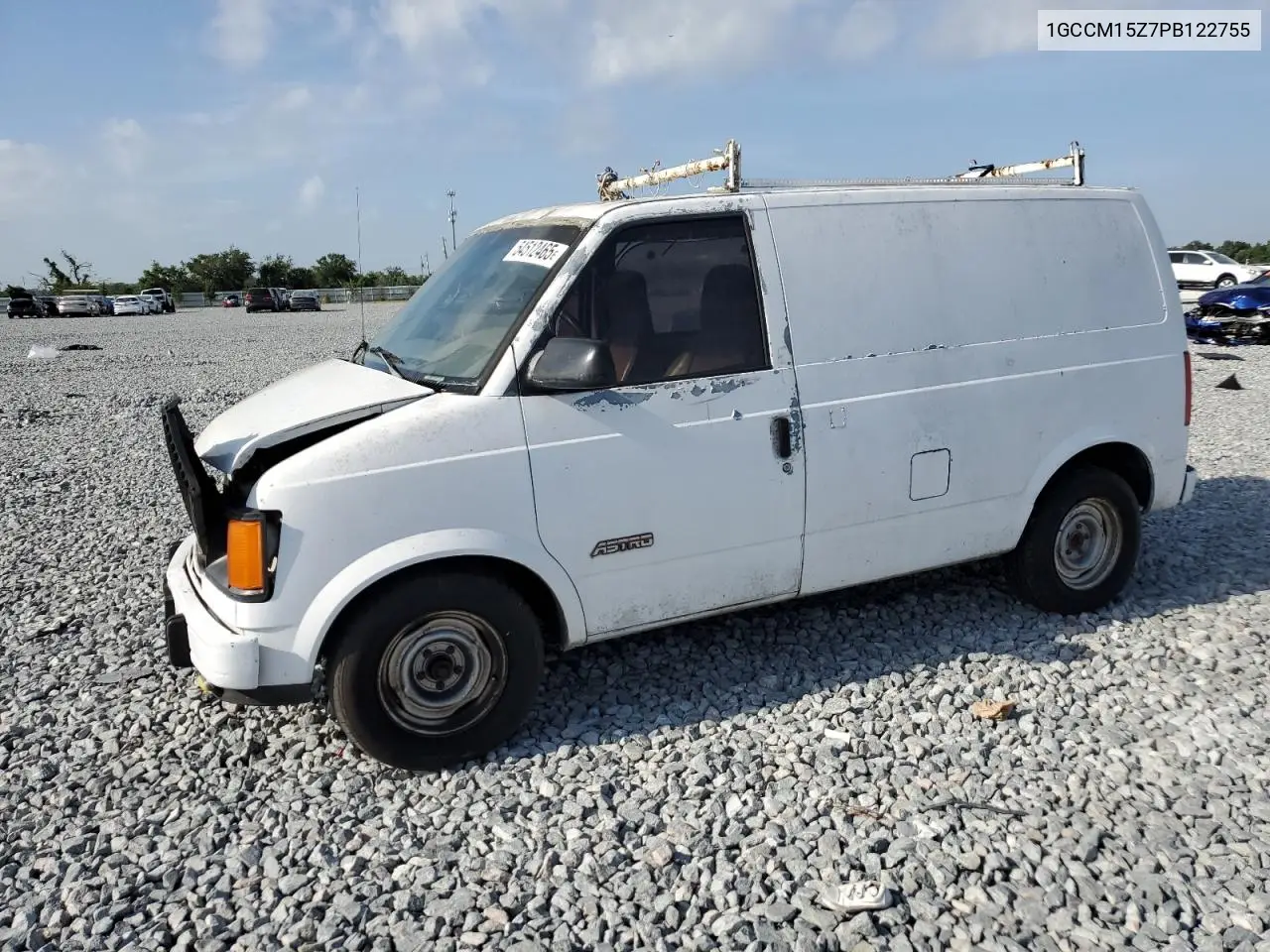 1993 Chevrolet Astro VIN: 1GCCM15Z7PB122755 Lot: 54512465