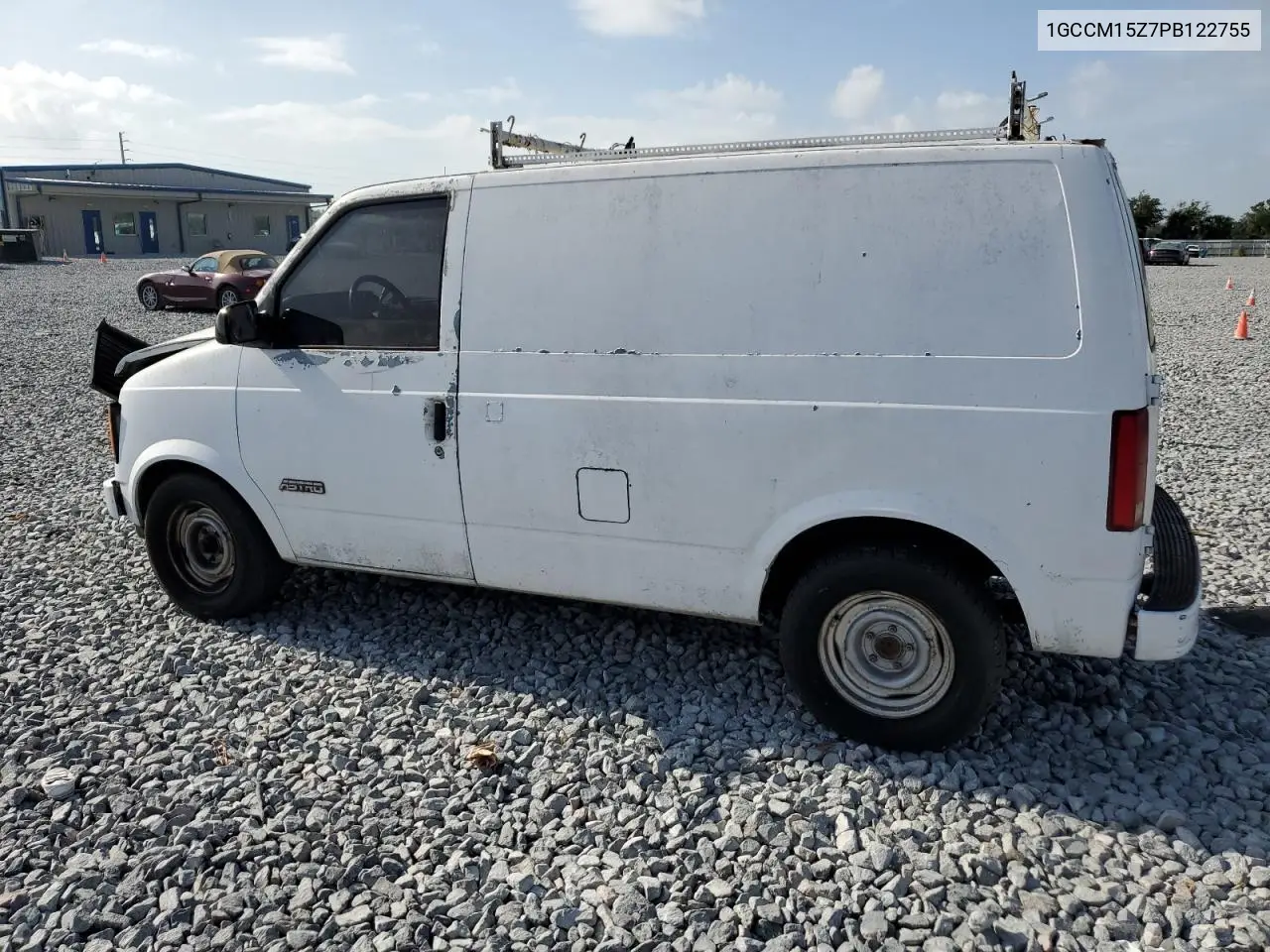 1993 Chevrolet Astro VIN: 1GCCM15Z7PB122755 Lot: 54512465