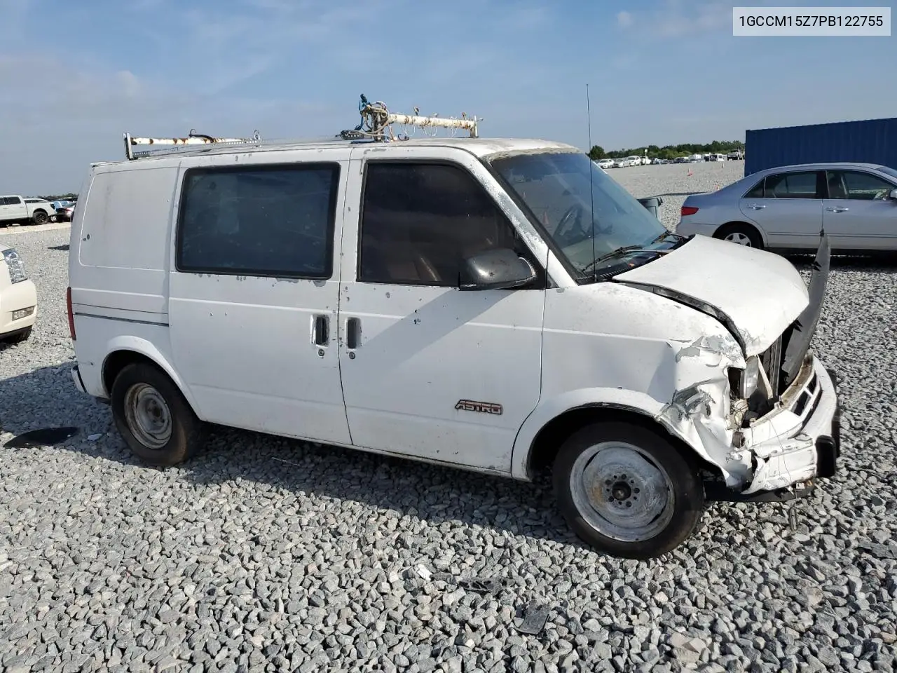 1993 Chevrolet Astro VIN: 1GCCM15Z7PB122755 Lot: 54512465