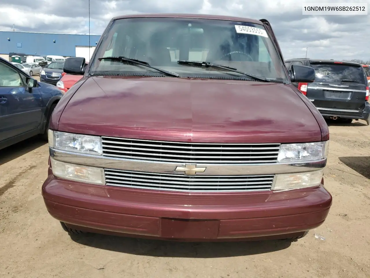1995 Chevrolet Astro VIN: 1GNDM19W6SB262512 Lot: 54053555