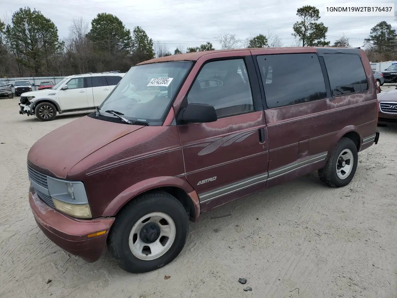 1996 Chevrolet Astro VIN: 1GNDM19W2TB176437 Lot: 43742395