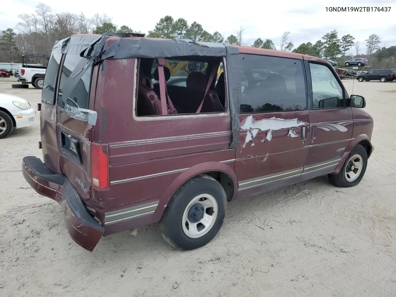 1996 Chevrolet Astro VIN: 1GNDM19W2TB176437 Lot: 43742395