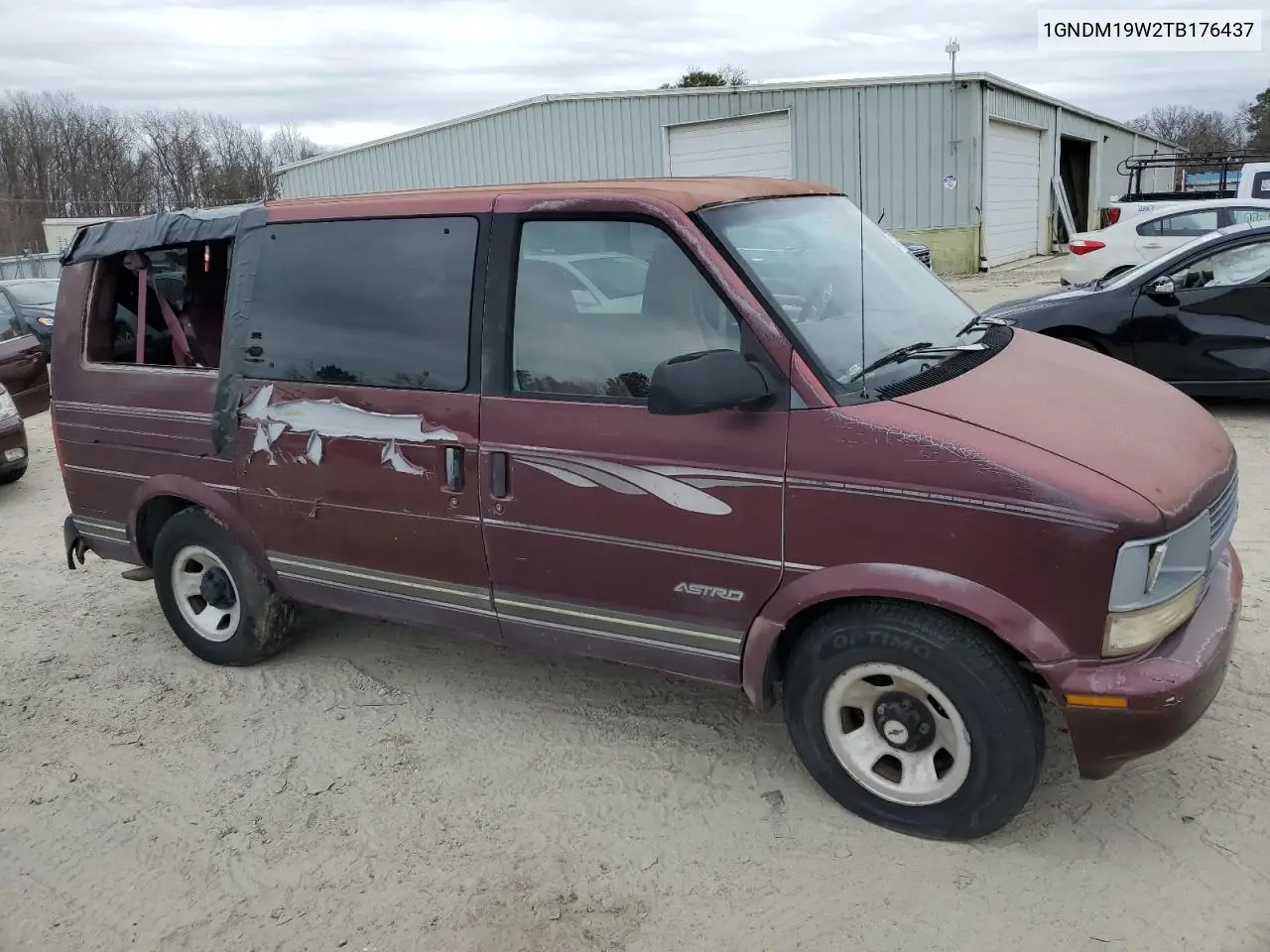 1996 Chevrolet Astro VIN: 1GNDM19W2TB176437 Lot: 43742395