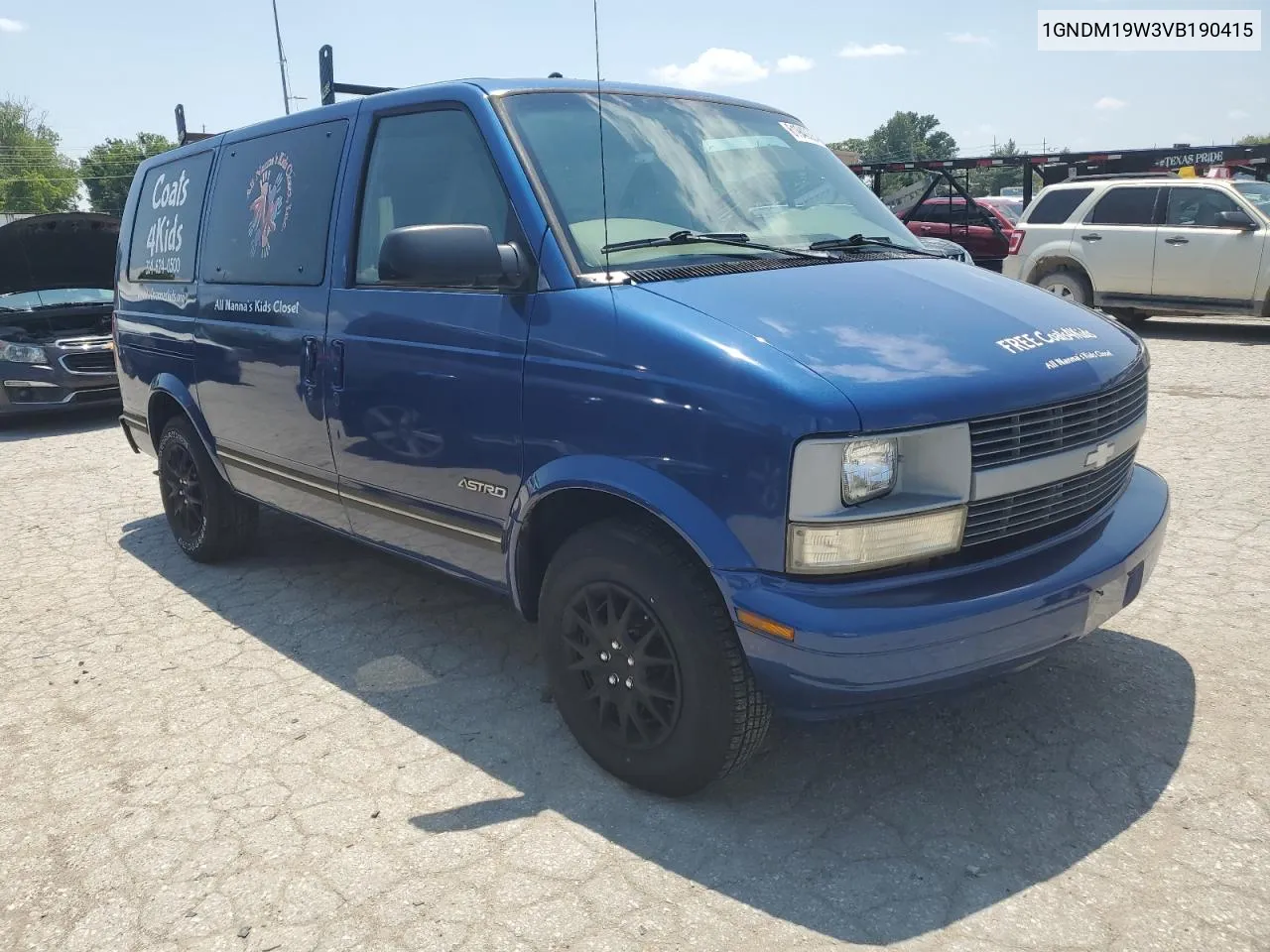 1997 Chevrolet Astro VIN: 1GNDM19W3VB190415 Lot: 61940384