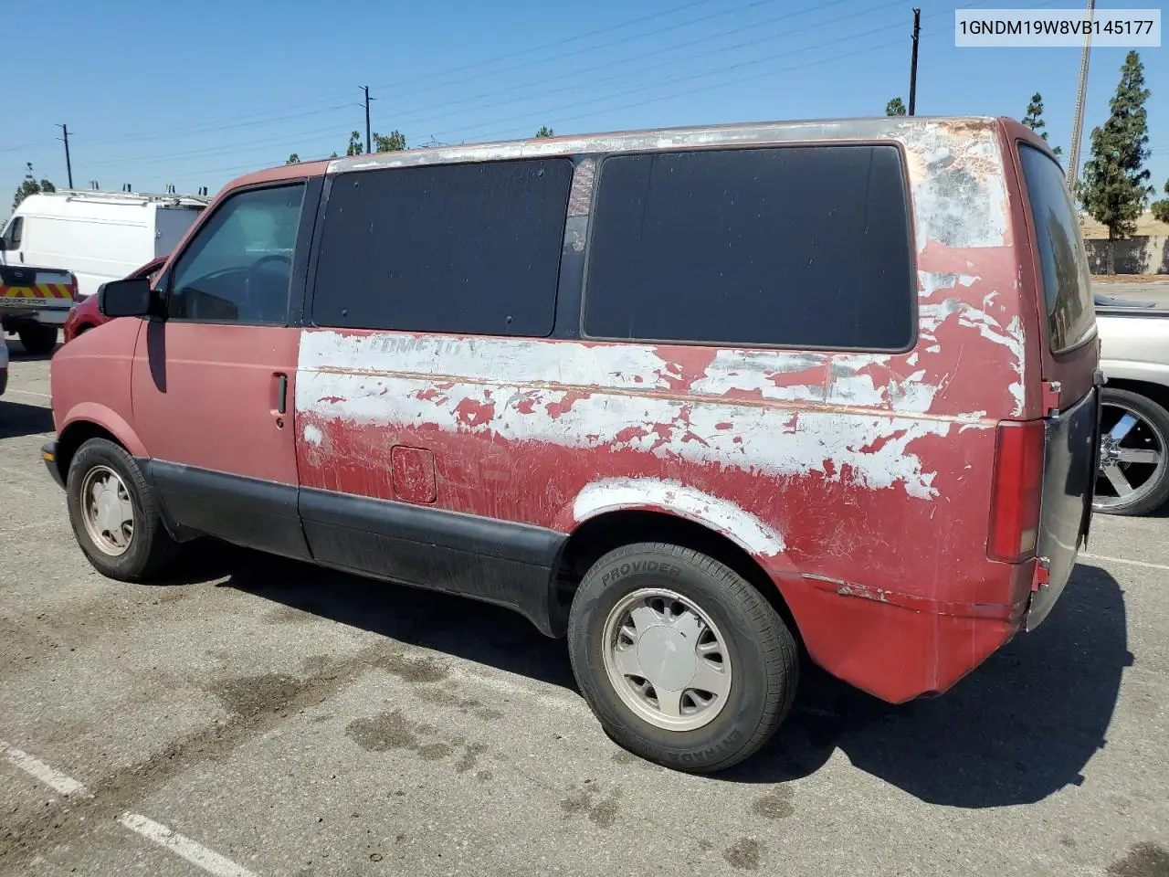 1997 Chevrolet Astro VIN: 1GNDM19W8VB145177 Lot: 63931785