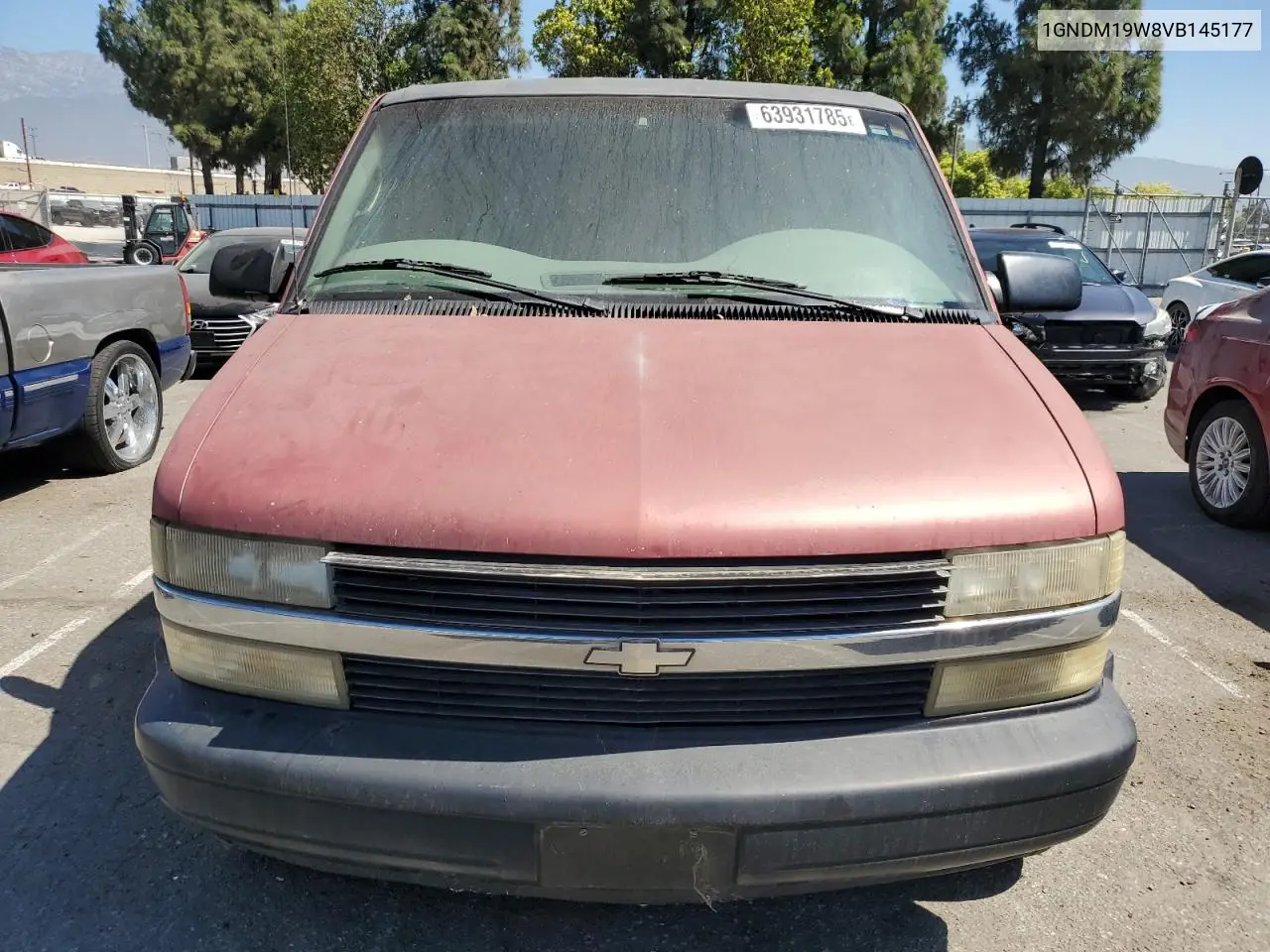 1997 Chevrolet Astro VIN: 1GNDM19W8VB145177 Lot: 63931785