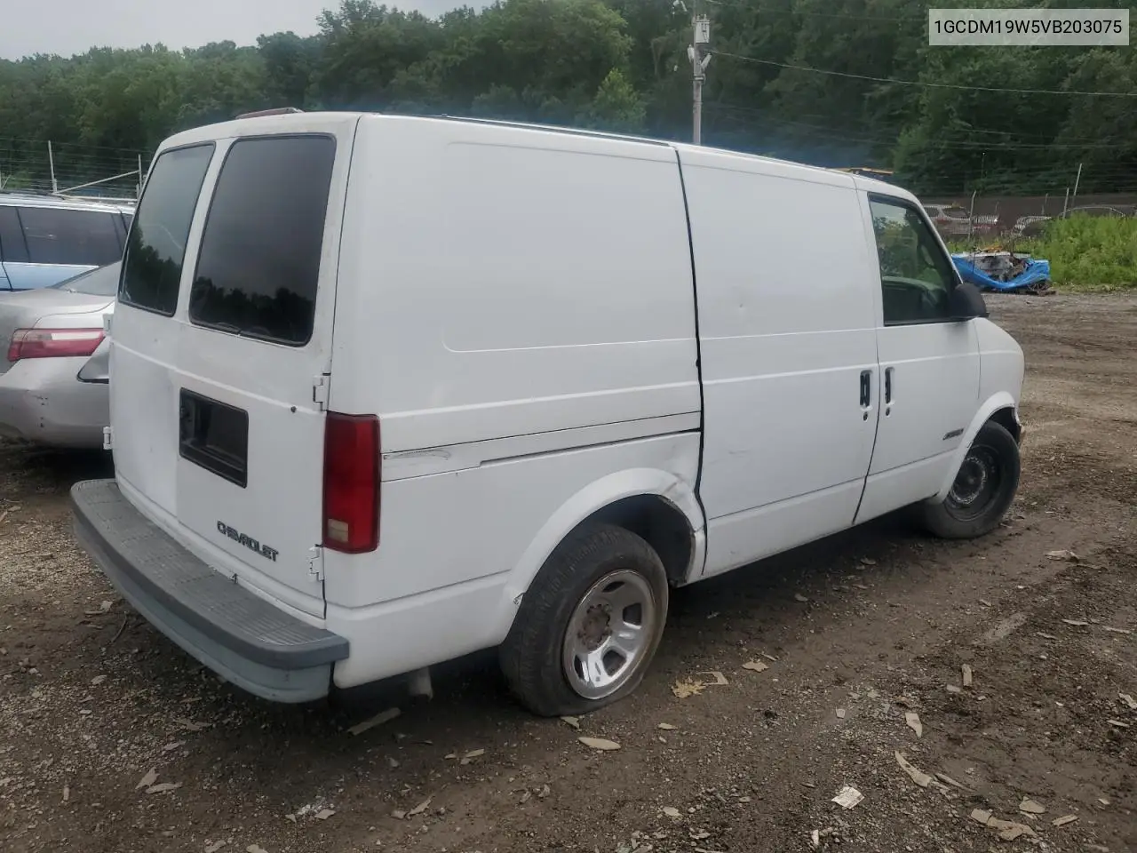 1997 Chevrolet Astro VIN: 1GCDM19W5VB203075 Lot: 64363475