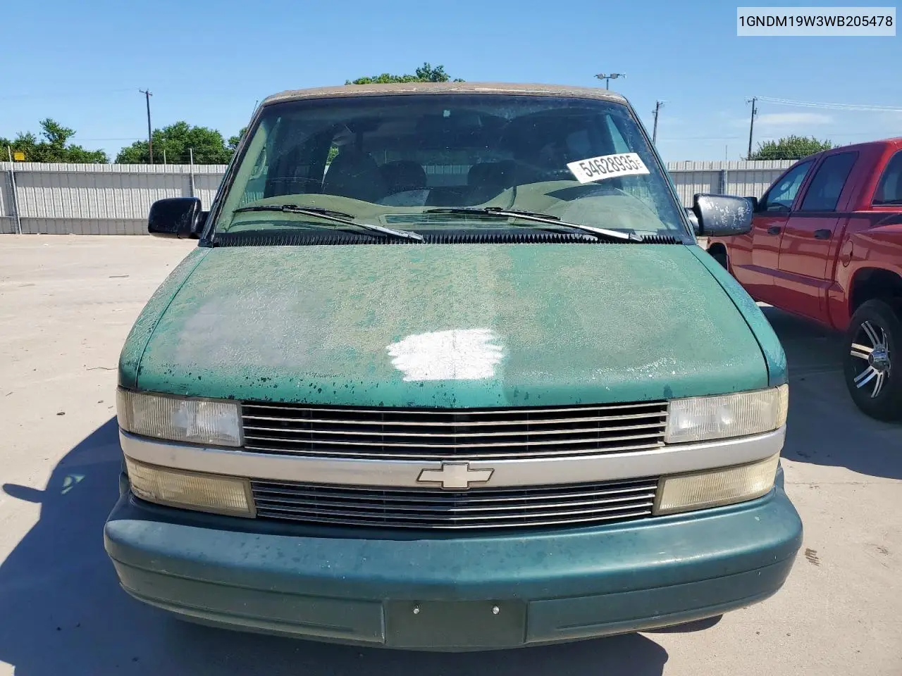 1998 Chevrolet Astro VIN: 1GNDM19W3WB205478 Lot: 54628935