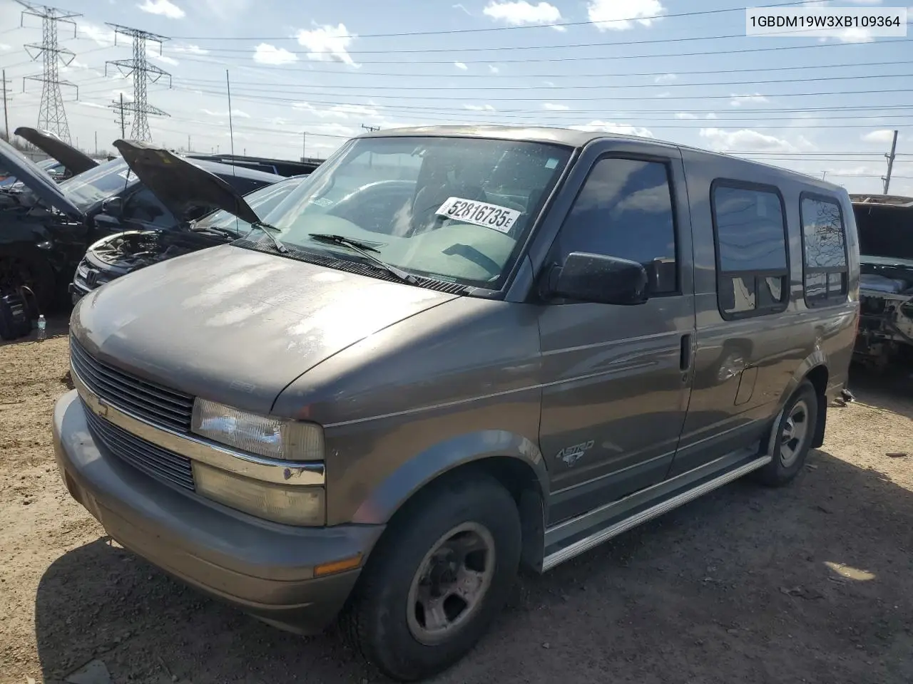 1999 Chevrolet Astro VIN: 1GBDM19W3XB109364 Lot: 52816735