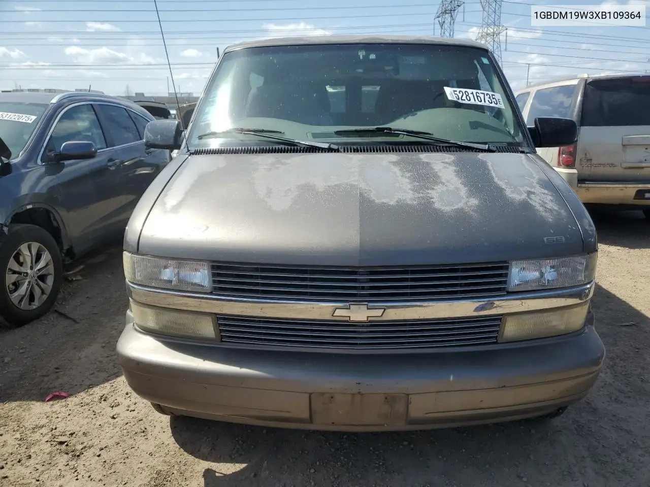 1999 Chevrolet Astro VIN: 1GBDM19W3XB109364 Lot: 52816735