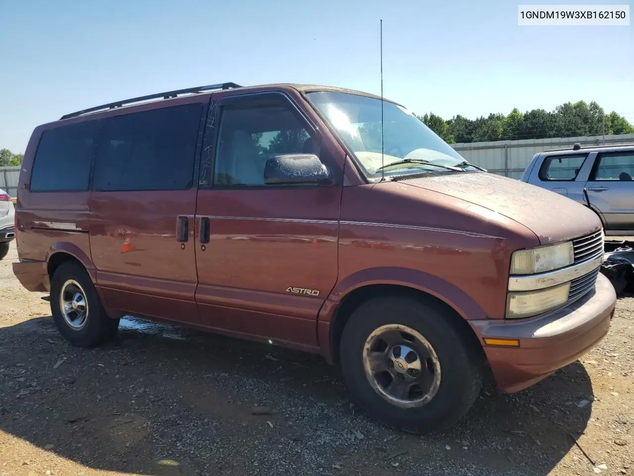 1999 Chevrolet Astro VIN: 1GNDM19W3XB162150 Lot: 63467165