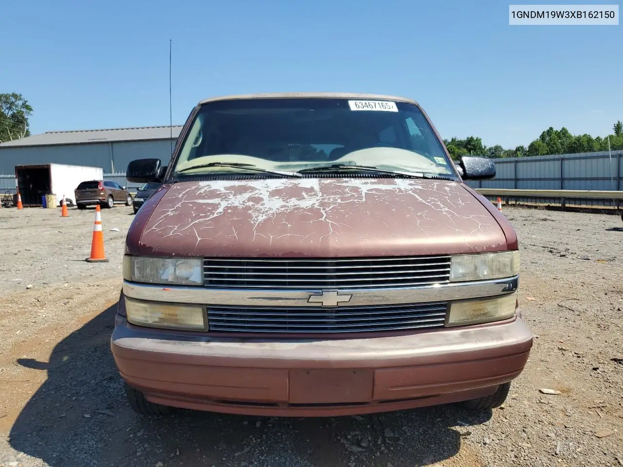1999 Chevrolet Astro VIN: 1GNDM19W3XB162150 Lot: 63467165