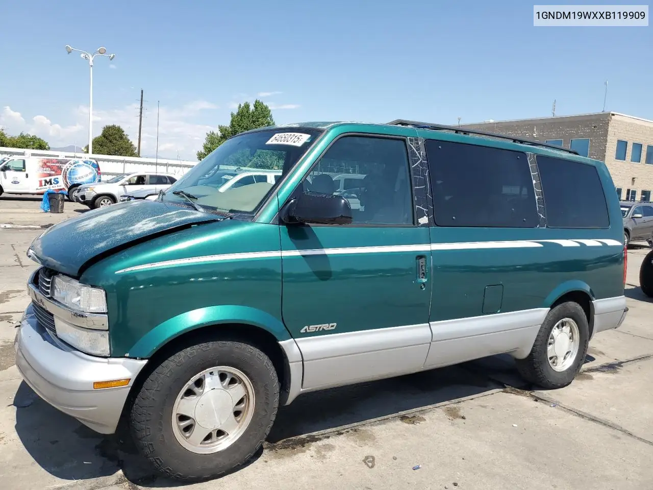 1999 Chevrolet Astro VIN: 1GNDM19WXXB119909 Lot: 64650315