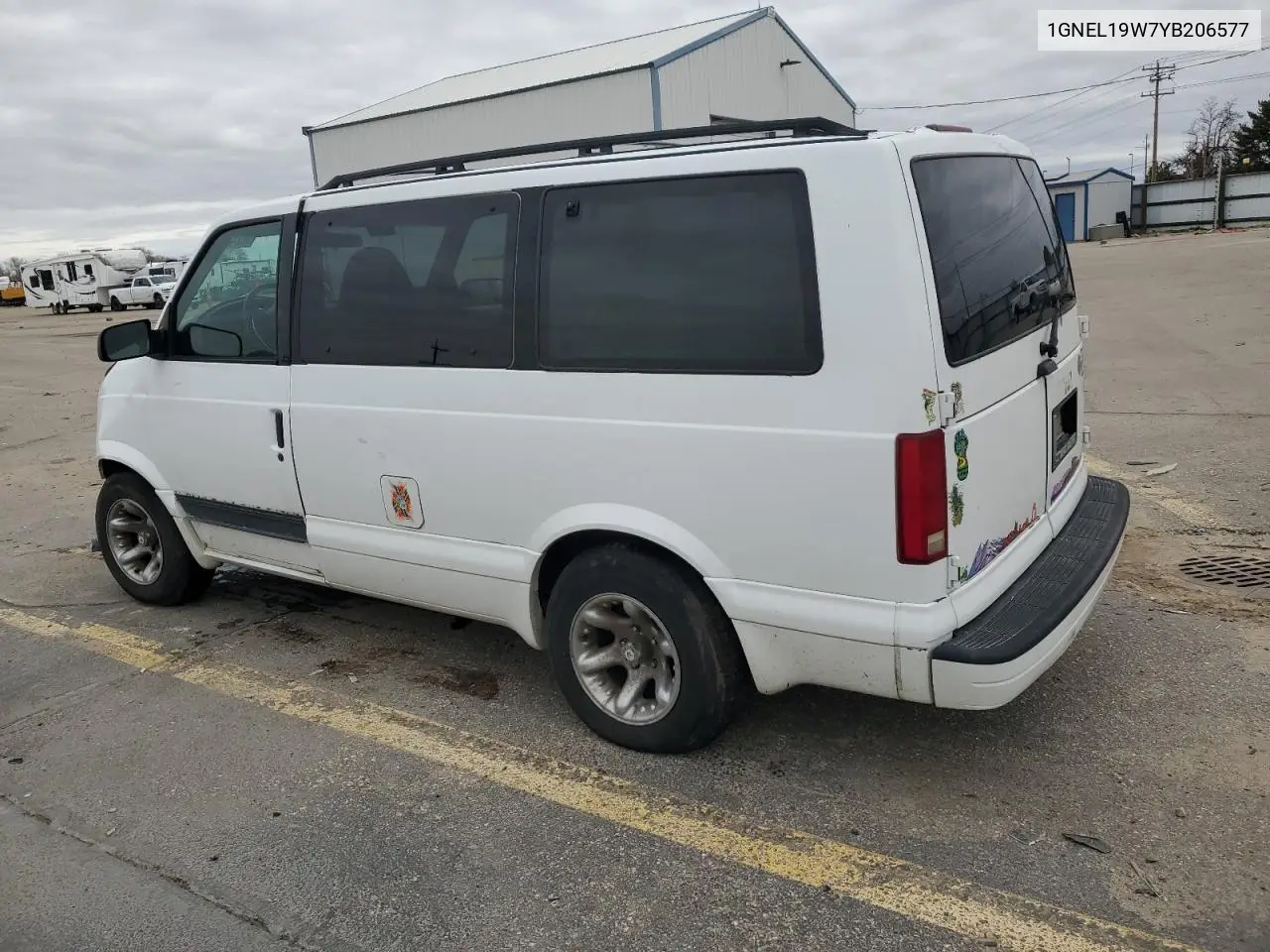 2000 Chevrolet Astro VIN: 1GNEL19W7YB206577 Lot: 50245365