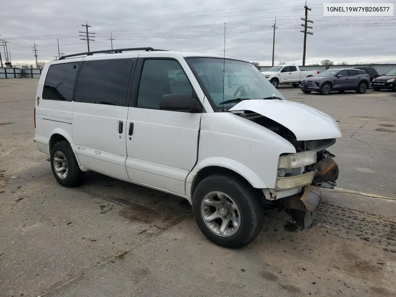 2000 Chevrolet Astro VIN: 1GNEL19W7YB206577 Lot: 50245365