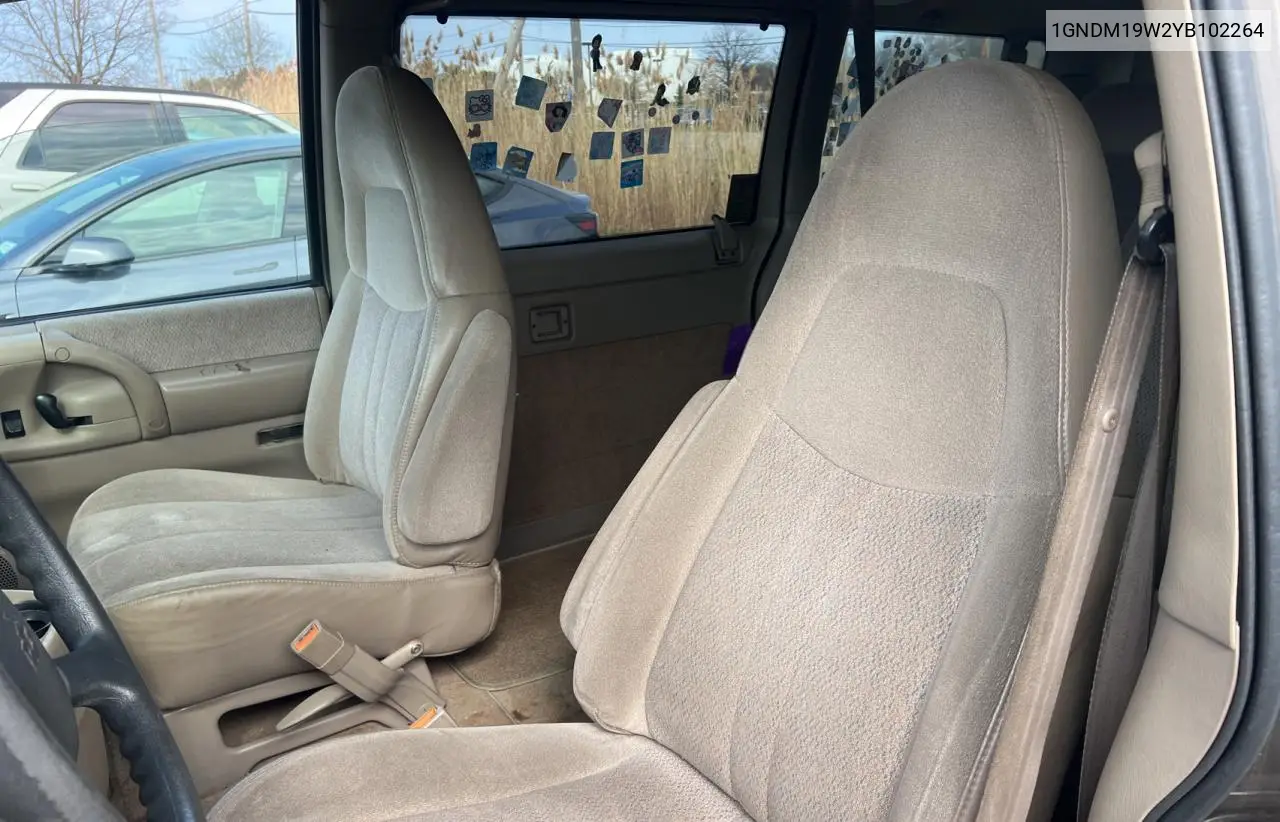 2000 Chevrolet Astro VIN: 1GNDM19W2YB102264 Lot: 54593295