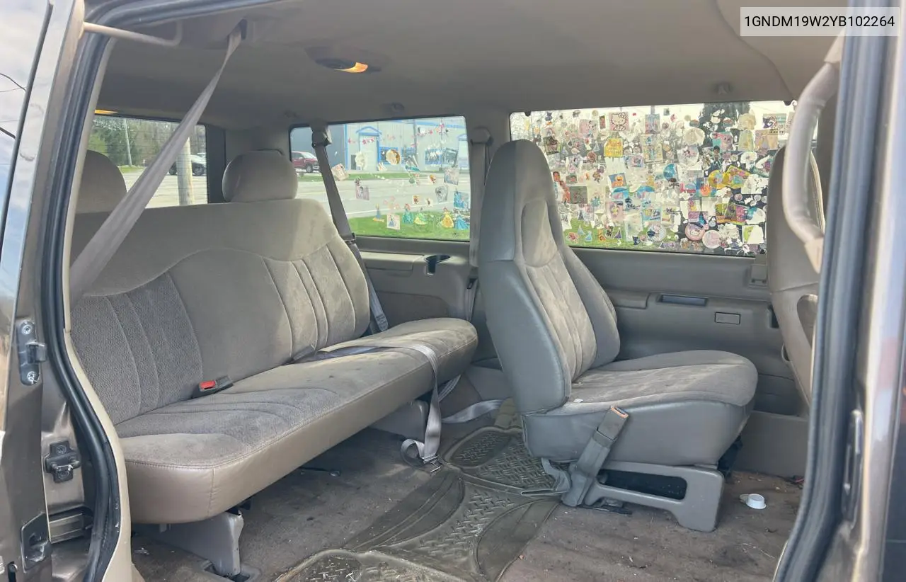 2000 Chevrolet Astro VIN: 1GNDM19W2YB102264 Lot: 54593295