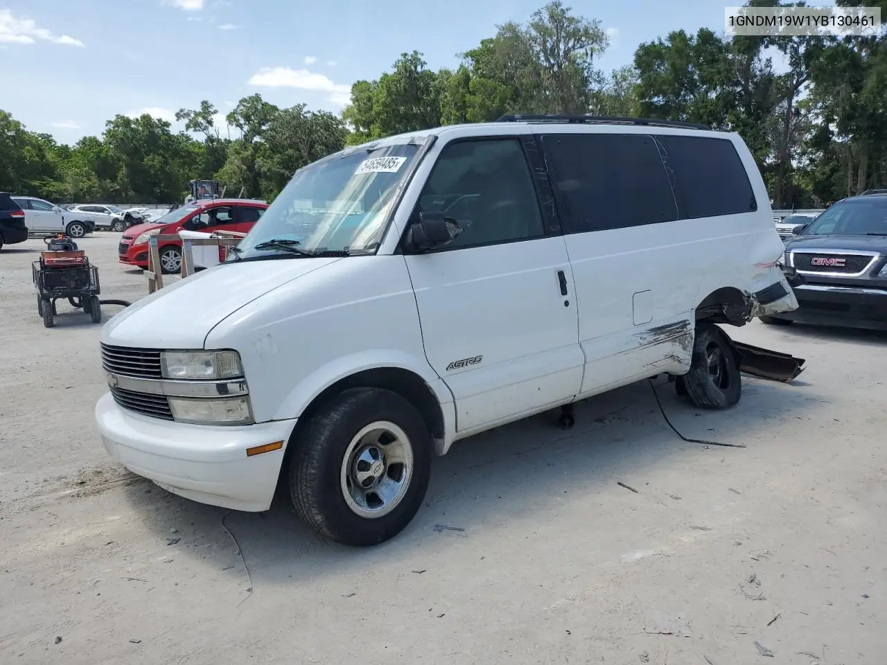 2000 Chevrolet Astro VIN: 1GNDM19W1YB130461 Lot: 54659485
