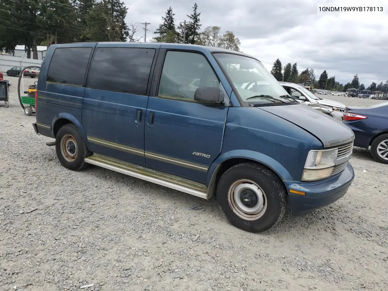 2000 Chevrolet Astro VIN: 1GNDM19W9YB178113 Lot: 54707915