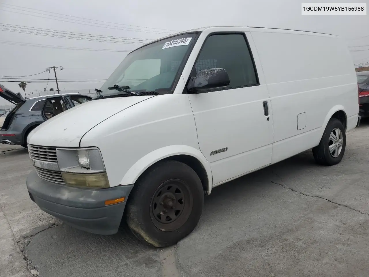 2000 Chevrolet Astro VIN: 1GCDM19W5YB156988 Lot: 55286345