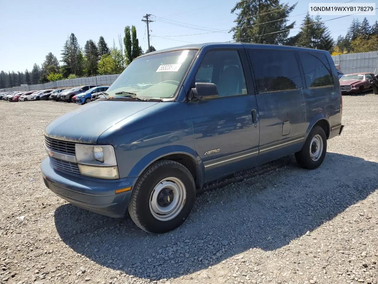 2000 Chevrolet Astro VIN: 1GNDM19WXYB178279 Lot: 55323515