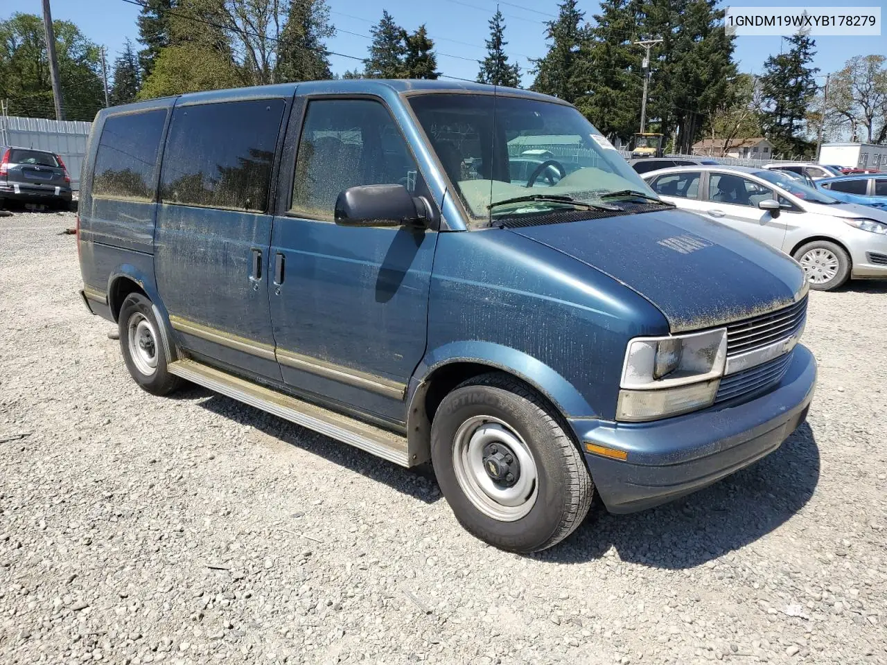 2000 Chevrolet Astro VIN: 1GNDM19WXYB178279 Lot: 55323515