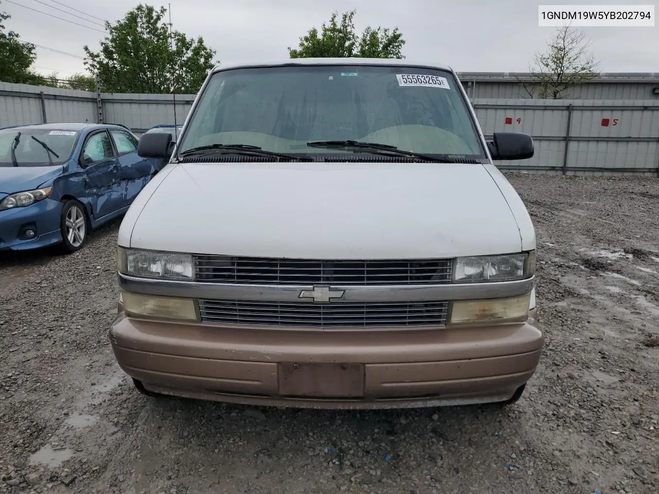 2000 Chevrolet Astro VIN: 1GNDM19W5YB202794 Lot: 55563265