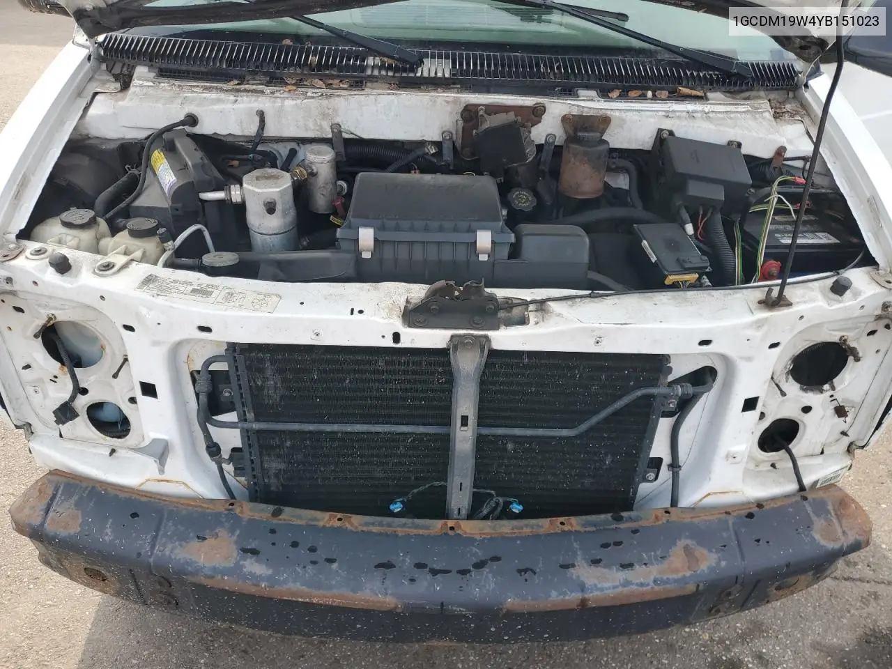 2000 Chevrolet Astro VIN: 1GCDM19W4YB151023 Lot: 60136175