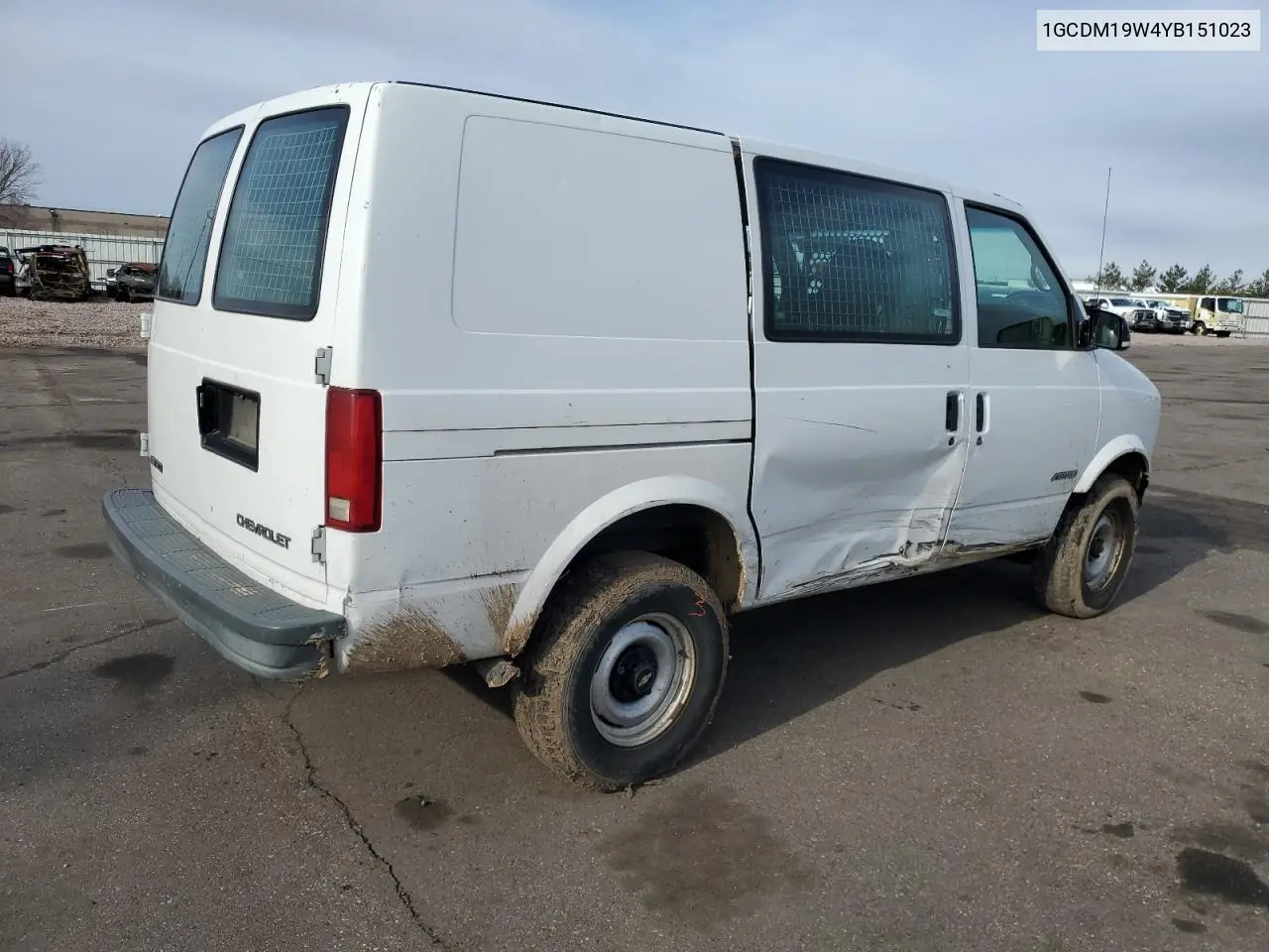 2000 Chevrolet Astro VIN: 1GCDM19W4YB151023 Lot: 60136175