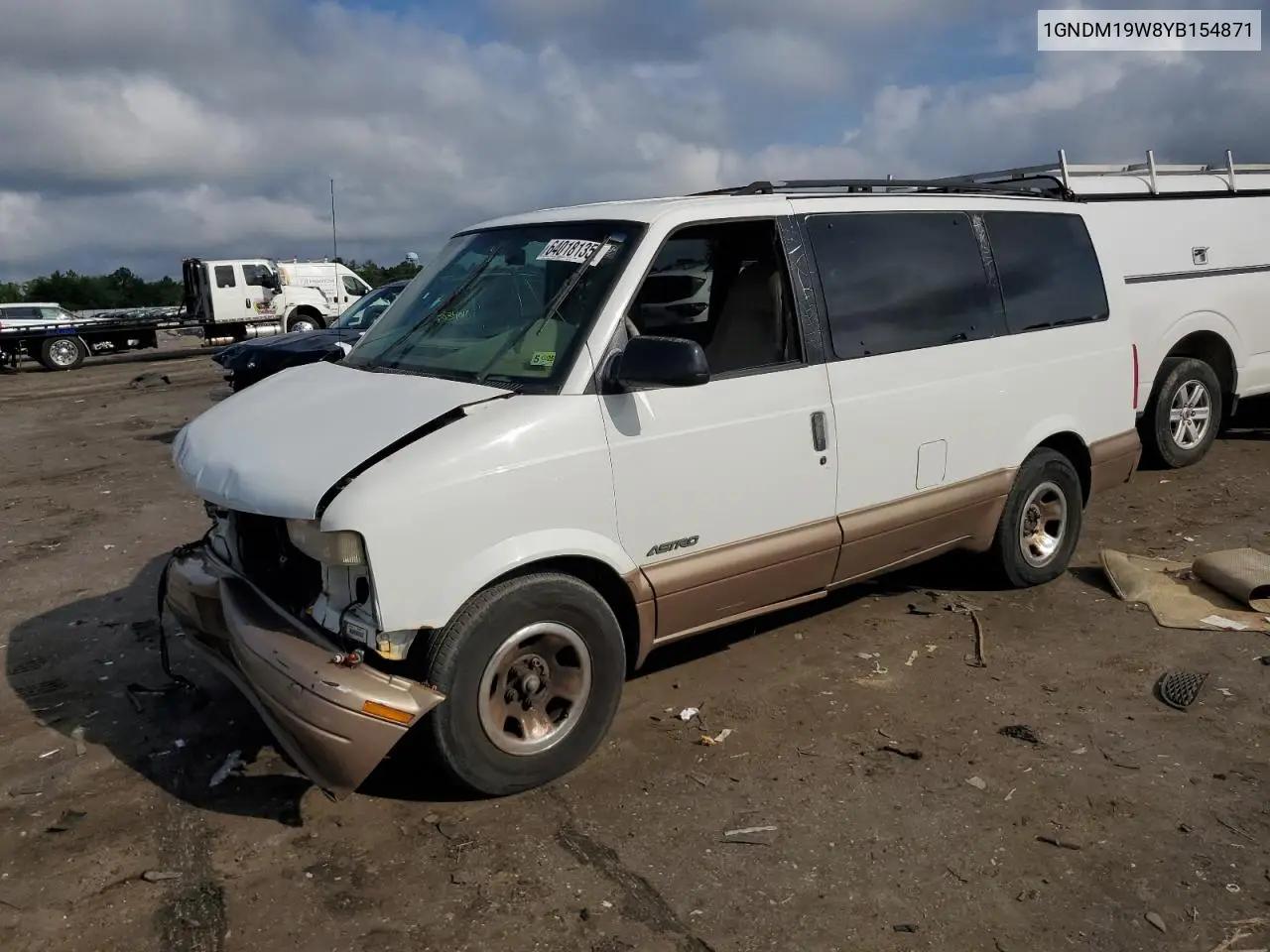 2000 Chevrolet Astro VIN: 1GNDM19W8YB154871 Lot: 64018135