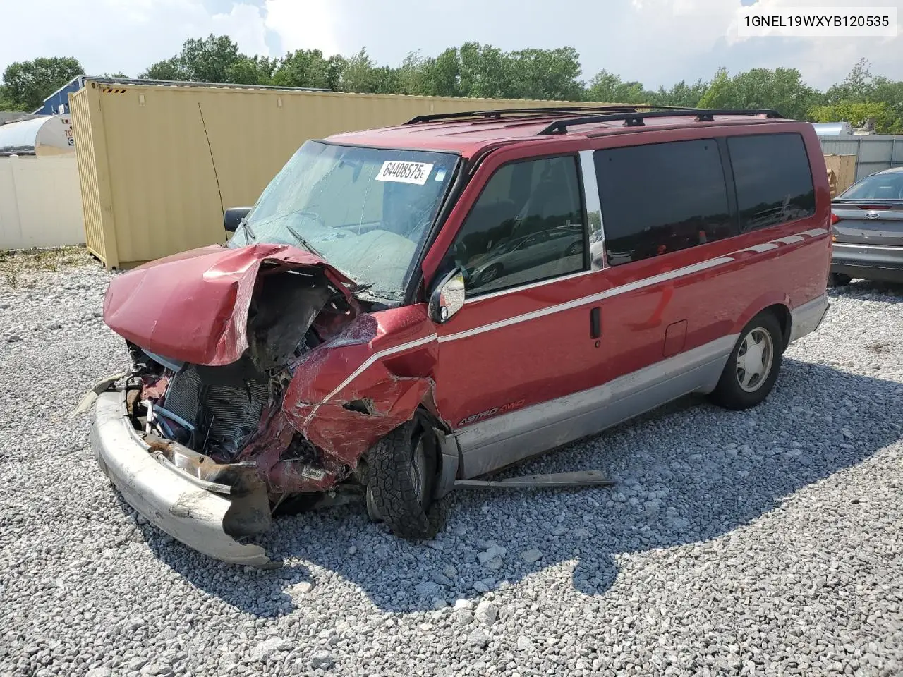 2000 Chevrolet Astro VIN: 1GNEL19WXYB120535 Lot: 64408575