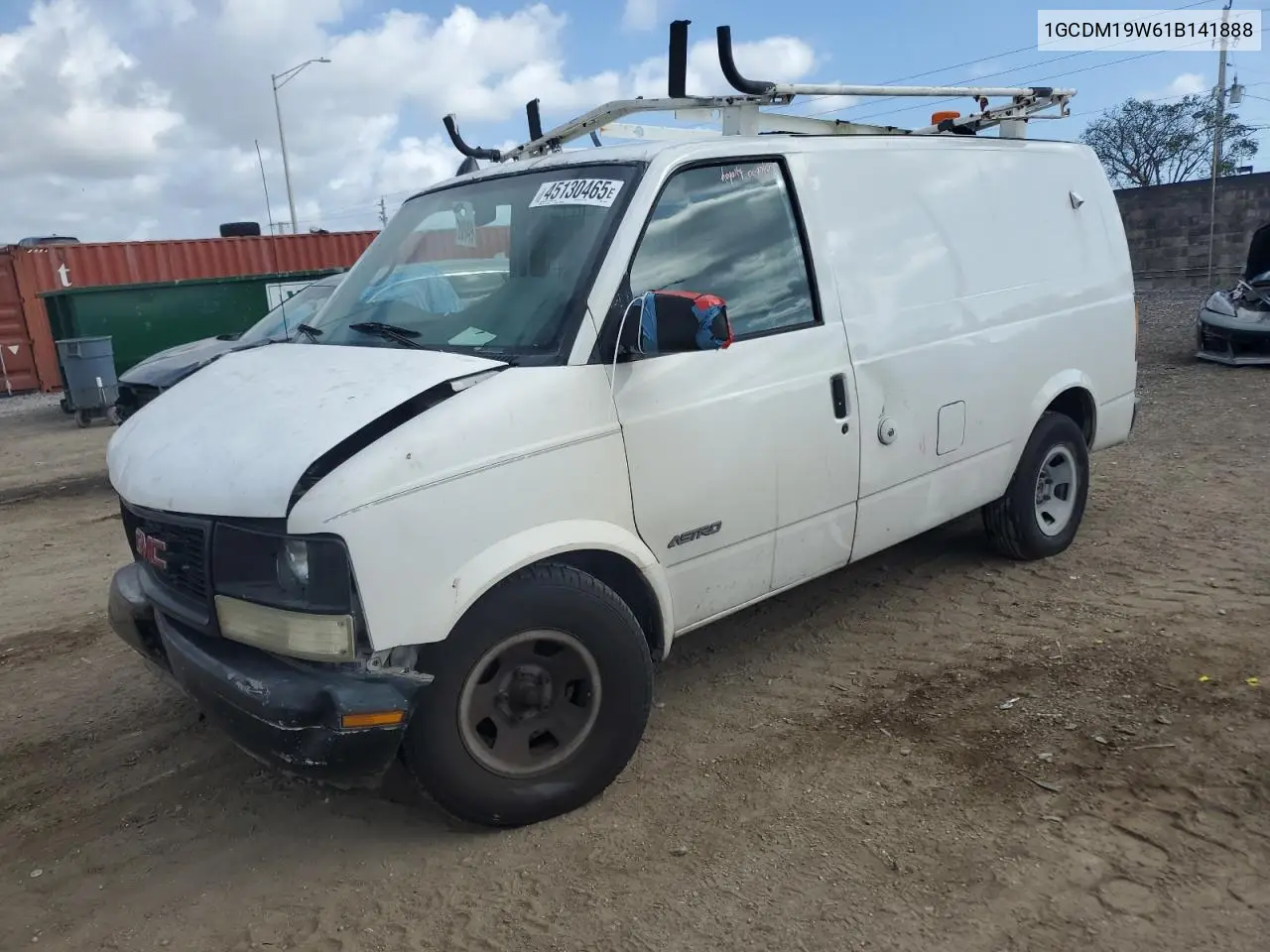 2001 Chevrolet Astro VIN: 1GCDM19W61B141888 Lot: 45130465