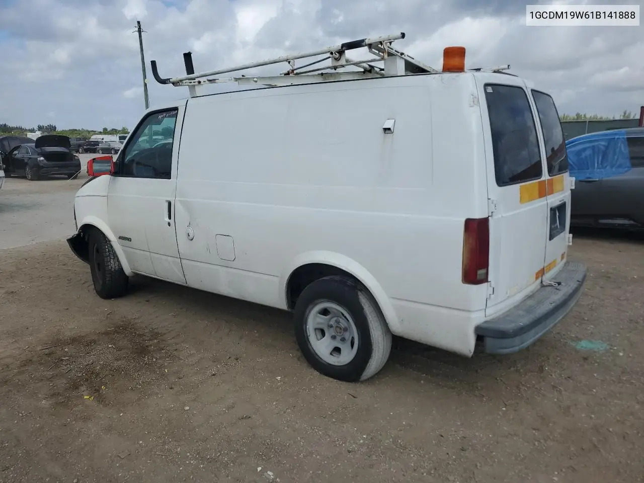 2001 Chevrolet Astro VIN: 1GCDM19W61B141888 Lot: 45130465