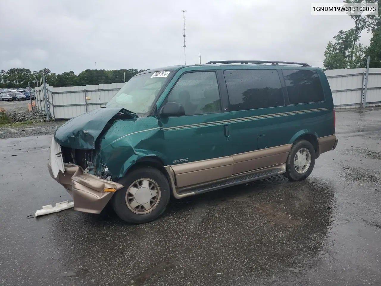 2001 Chevrolet Astro VIN: 1GNDM19W31B103073 Lot: 59337825