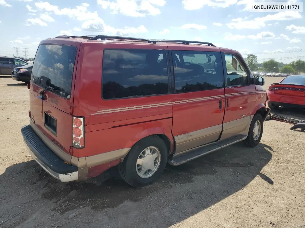 2001 Chevrolet Astro VIN: 1GNEL19W91B141771 Lot: 63104975