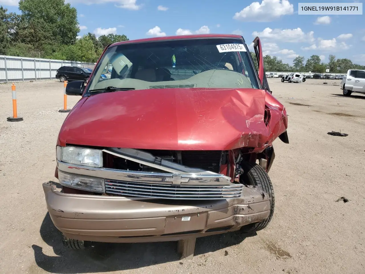 2001 Chevrolet Astro VIN: 1GNEL19W91B141771 Lot: 63104975