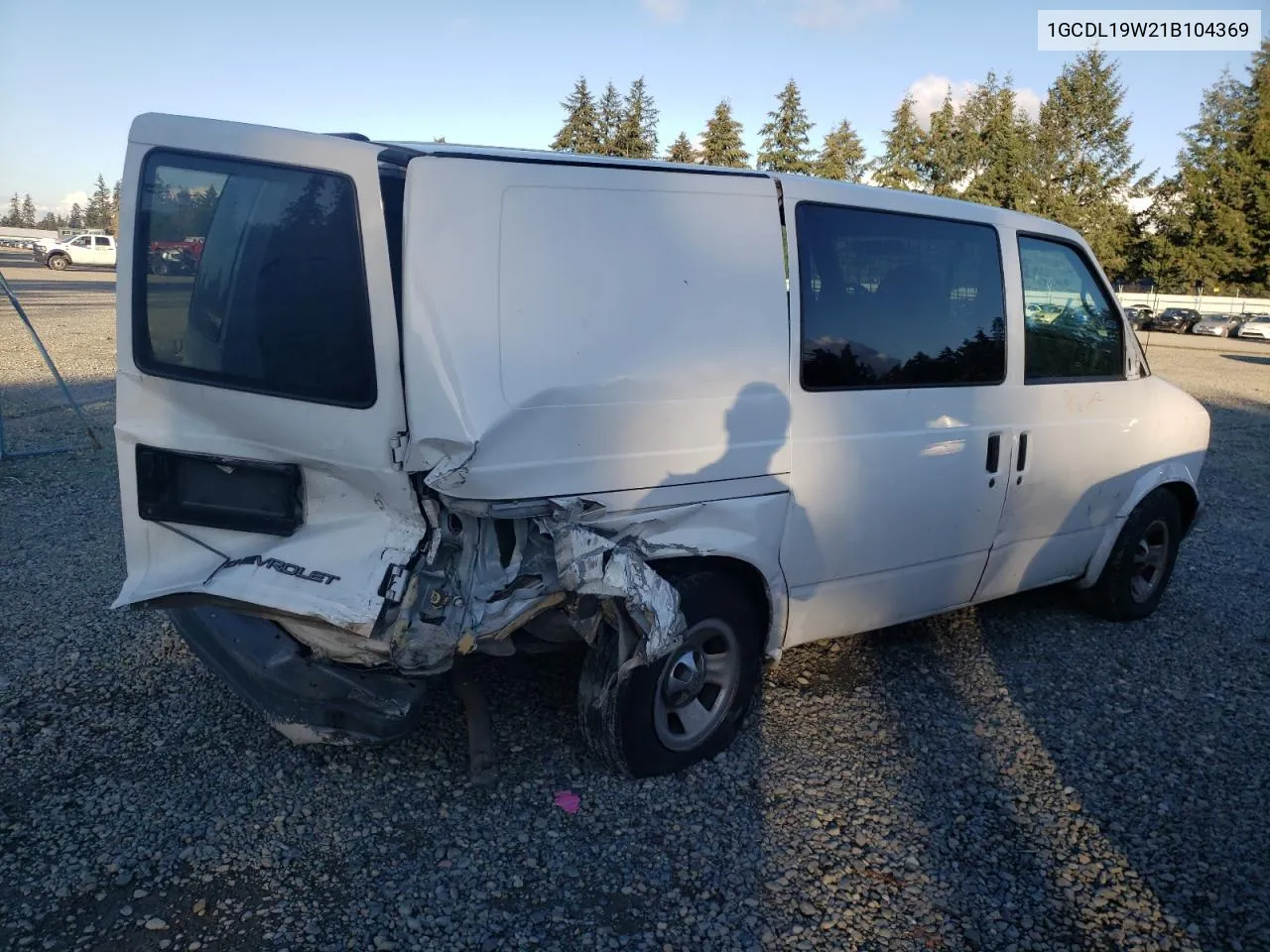 2001 Chevrolet Astro VIN: 1GCDL19W21B104369 Lot: 80481884