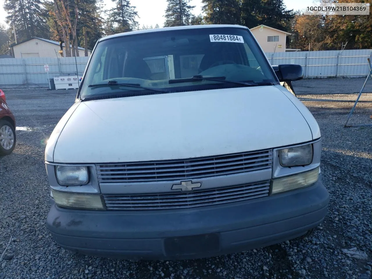 2001 Chevrolet Astro VIN: 1GCDL19W21B104369 Lot: 80481884